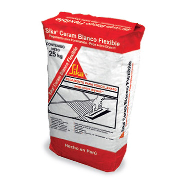 Sika Ceram blanco flexible